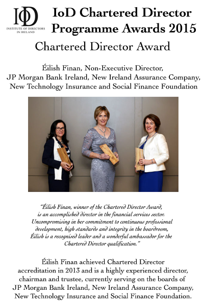 Winner of Chartered Director Award 2015.